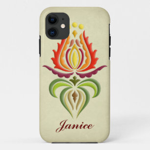 Fancy Mantle Embroidery - Hungarian Folk Art iPhone 11 Case