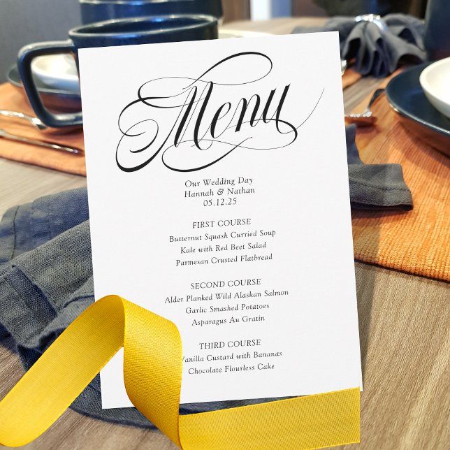 Fancy Menu Wedding (Creator Uploaded)