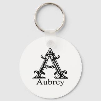 Fancy Monogram: Aubrey Key Ring