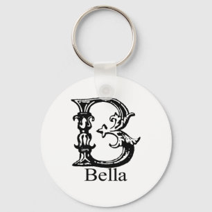 Fancy Monogram: Bella Key Ring