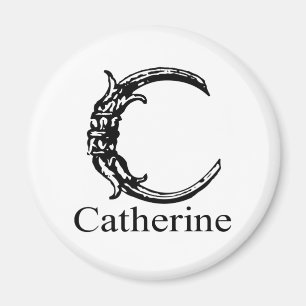 Fancy Monogram: Catherine Magnet