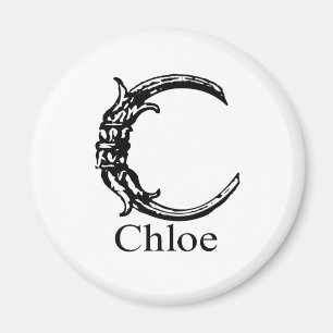 Fancy Monogram: Chloe Magnet