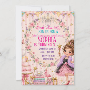 Fancy Nancy birthday invitation