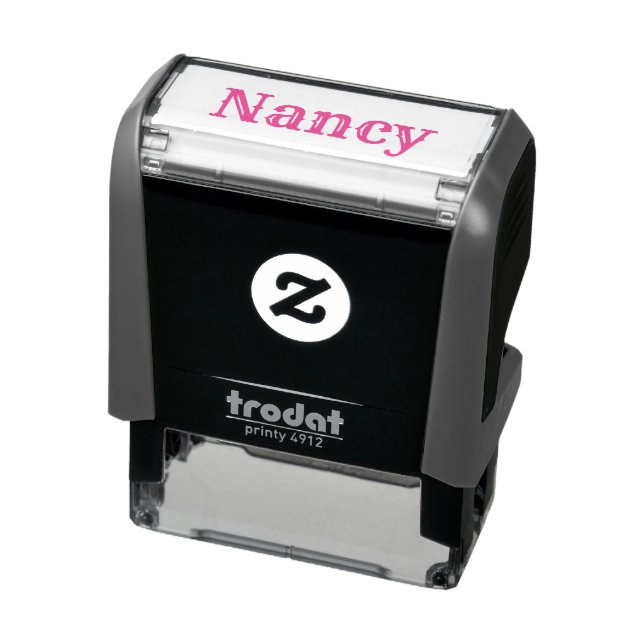 Fancy Nancy Personalized Serif Text Self-inking Stamp (Product)