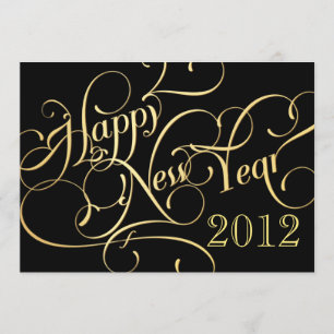 Fancy New Year's Eve Party Invitations