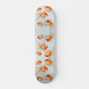 Fancy Oranda Goldfish Skateboard