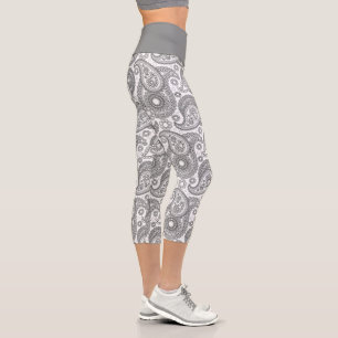 Fancy Paisley Capris