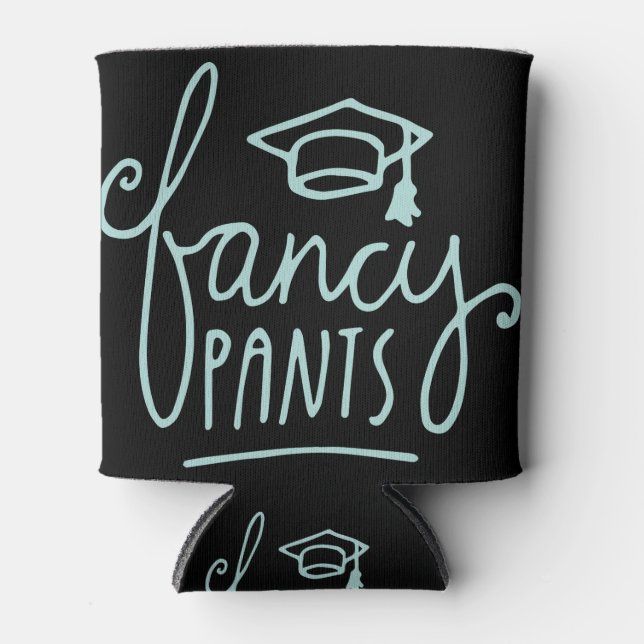 Fancy Pants Funny Grad Can Cooler (Front)