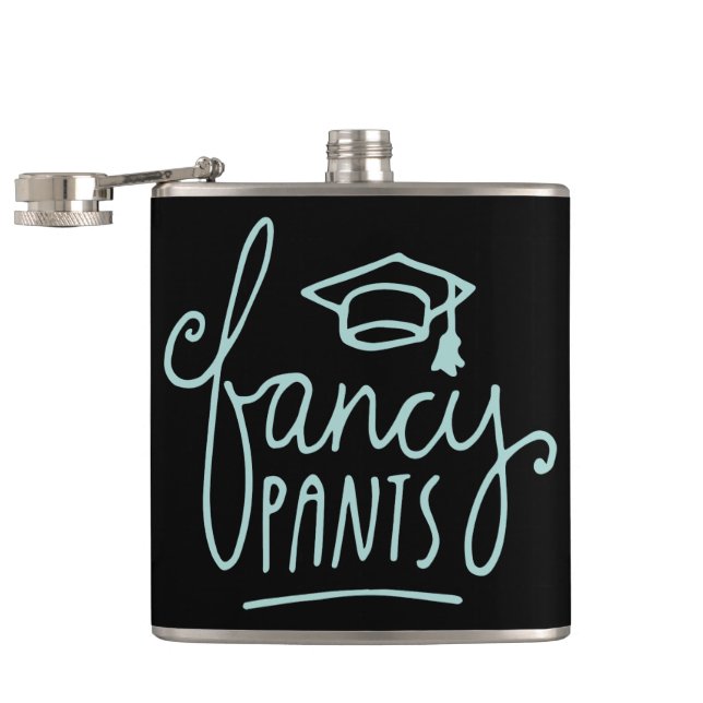 Fancy Pants Funny Grad Hip Flask (Opened)