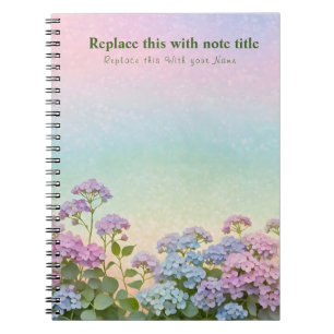 Fancy Pastel Floral Notebook