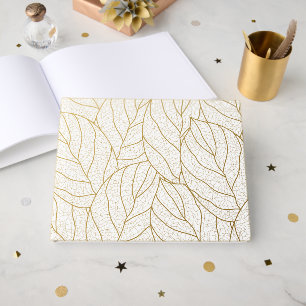 fancy pattern guest book