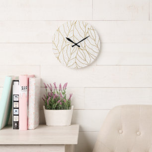 fancy pattern large clock