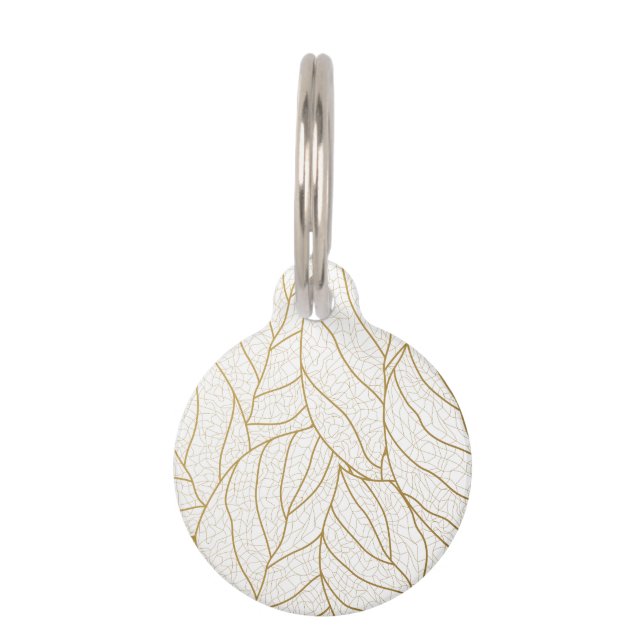 fancy pattern pet tag (Front)