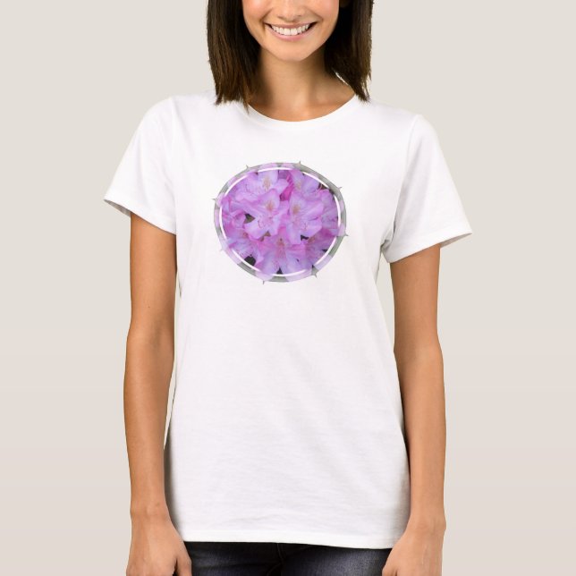 Fancy Pink Floral Women's Tee (Front)