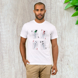 Fancy Playing Cards Mens T-Shirt