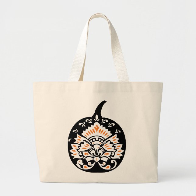 Fancy Pumpkin Tote (Front)
