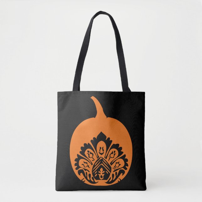 Fancy Pumpkin Tote Bag (Front)