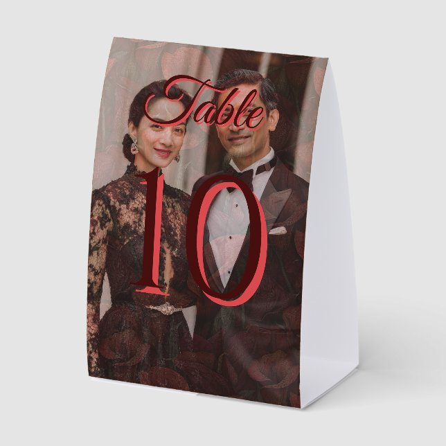 Fancy Red Calla Lilies Aesthetic Elegant Wedding (Front)