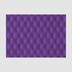 Fancy Regal Royal Purple Diamond Tuft Print Tissue Paper