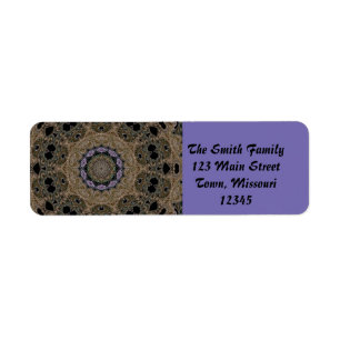 Fancy Return Address Label