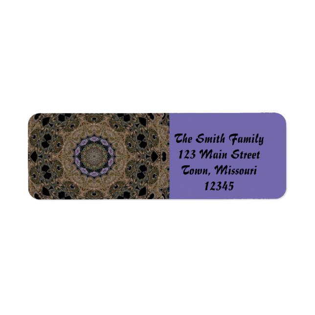 Fancy Return Address Label (Front)