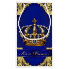 Fancy Royal Blue Gold Prince Baby Shower