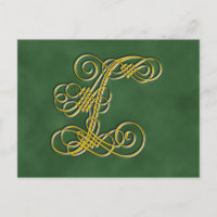 Fancy Royal Monogram Letter L