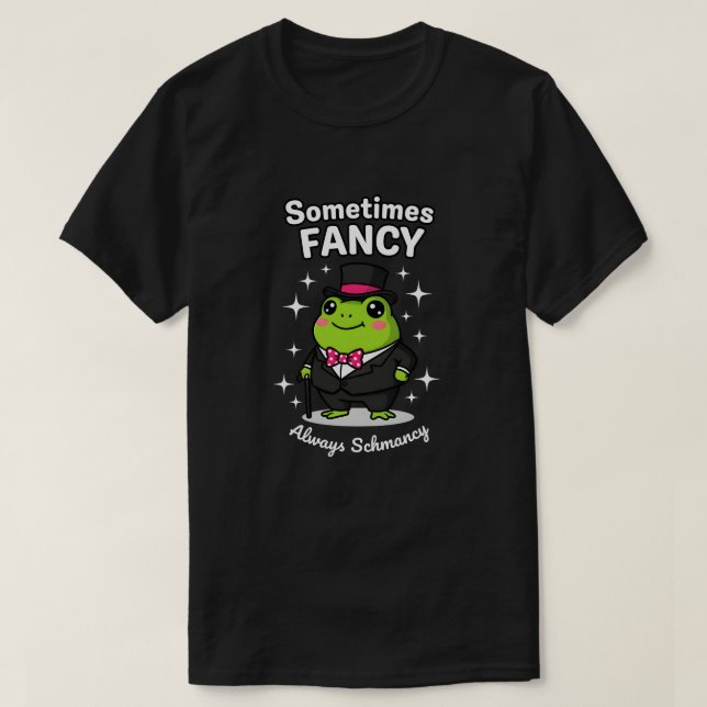 Fancy Schmancy Dapper Frog in Suit Top Hat (Design Front)