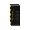 Fancy Script 4x9 Wedding Menu Card For Plate