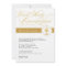 Fancy Script First Communion Invitations  |  Gold