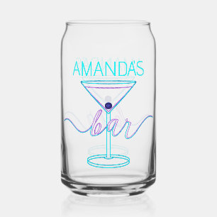 Fancy Script Fun Colours Fun Bar  Can Glass