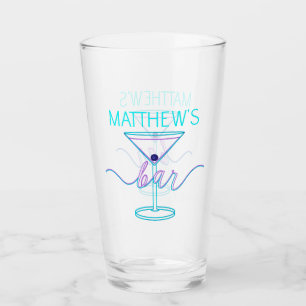 Fancy Script Fun Colours Fun Bar  Glass