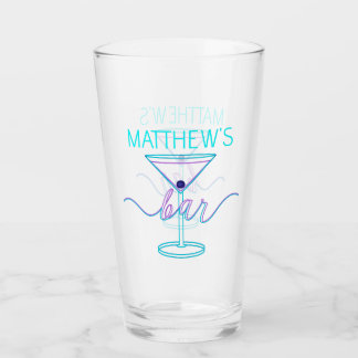 Fancy Script Fun Colours Fun Bar  Glass