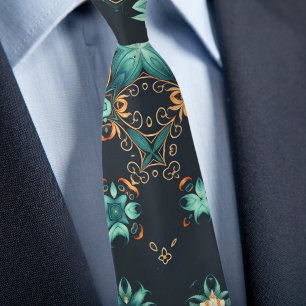 Fancy Scrolled Abstract Neck Tie