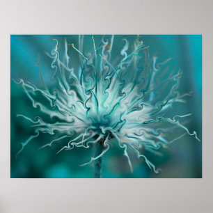 Fancy Seed Head Poster
