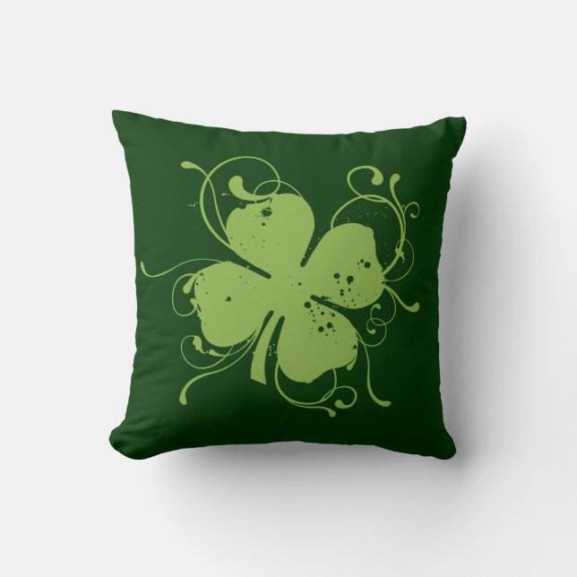 Fancy Shamrock Cushion (Front)