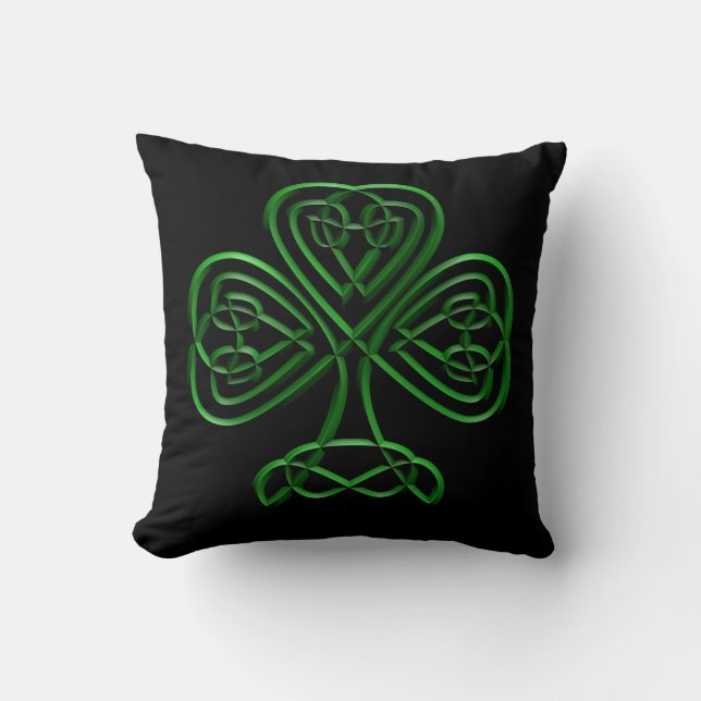 Fancy Shamrock Cushion (Front)