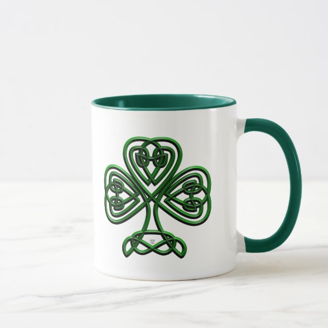 Fancy Shamrock Mug (Right)