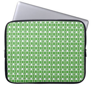 Fancy shape Emerald Gemstone Art Green Laptop Sleeve