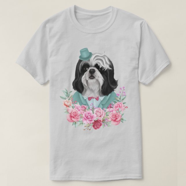 Fancy Shih Tzu T-Shirt (Design Front)