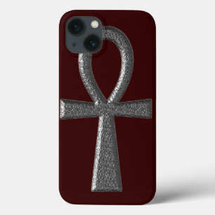 Fancy Silver Ankh iPad Case