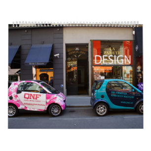Fancy Smart Cars Wall Calendar 2025