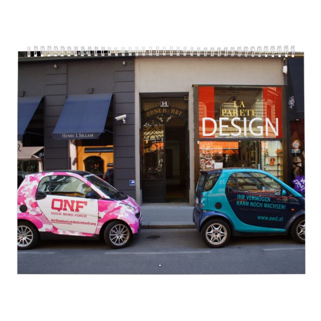 Fancy Smart Cars Wall Calendar 2025 (Cover)