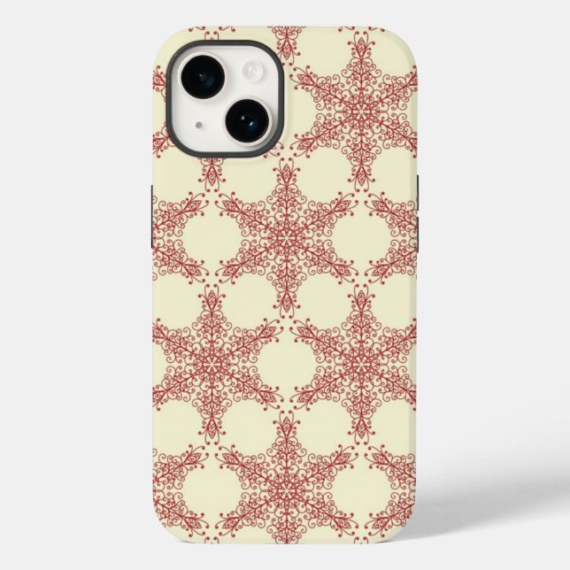Fancy Snowflakes Phone Case (Back)