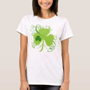 Fancy St Patricks Day Shamrock T-Shirt