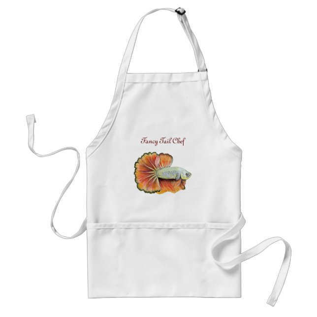 Fancy Tail Chef Betta Adult Apron (Front)
