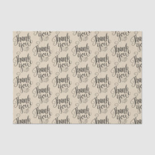 Fancy Thank You Pattern Tissue Paper