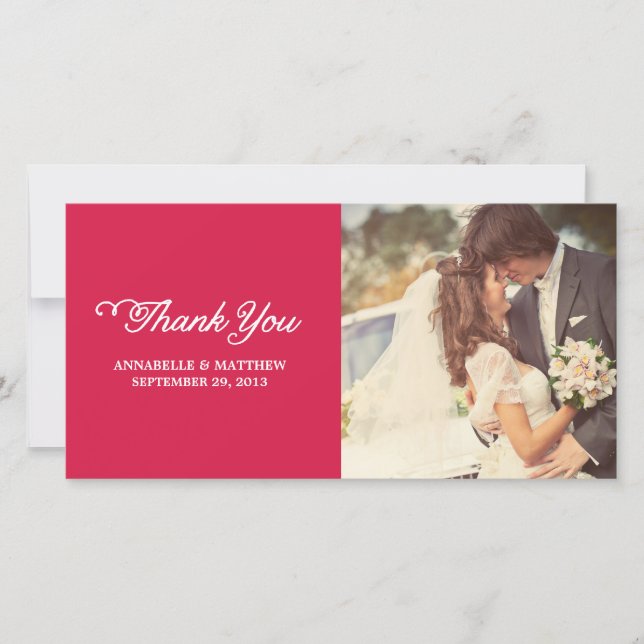 Fancy Thank You Photo Cards (Front)