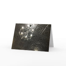 Fancy Tin Ceiling Blank Note