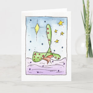 "Fancy Tree" Christmas Holiday Card